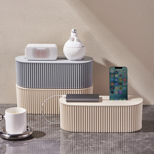 Multi-Functional Cable Management Box with Lid