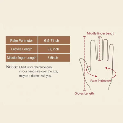 Women’s Winter PU Leather Warm Gloves