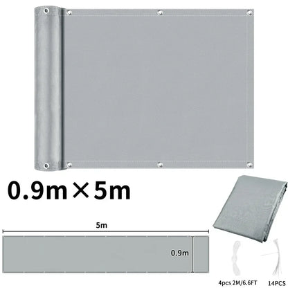 Waterproof Balcony Privacy Screen Cover