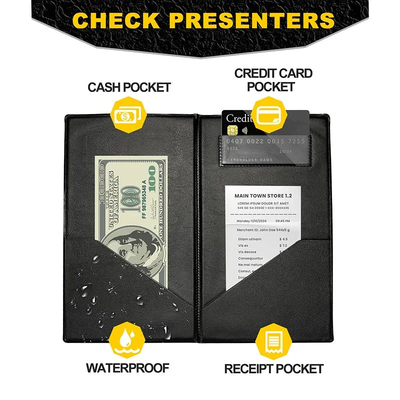 PU Restaurant Check Presenter Folder