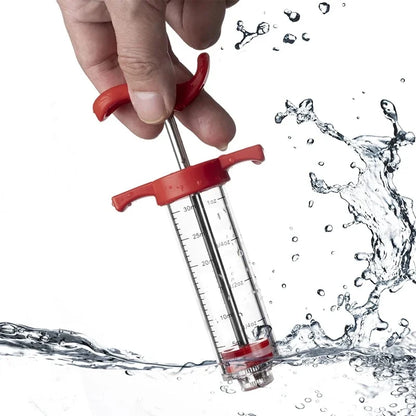 BBQ Marinade Injector Syringe Set for Turkey, Chicken, Beef & Pork