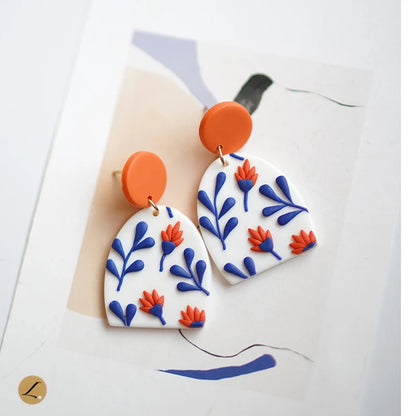 Classic Bohemiam Drop Bright Color Earrings