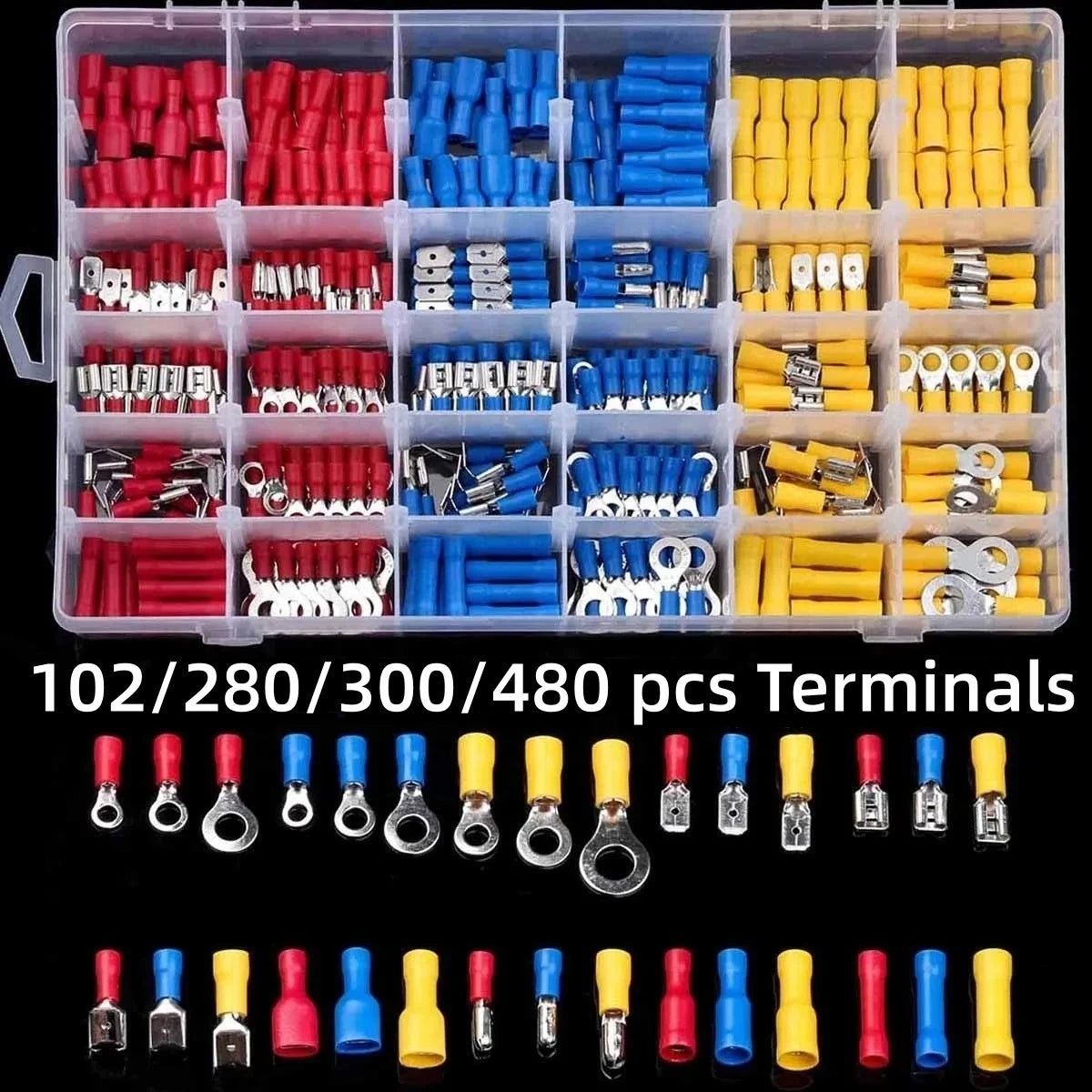Insulated Wire Connector & Crimp Terminal Kit