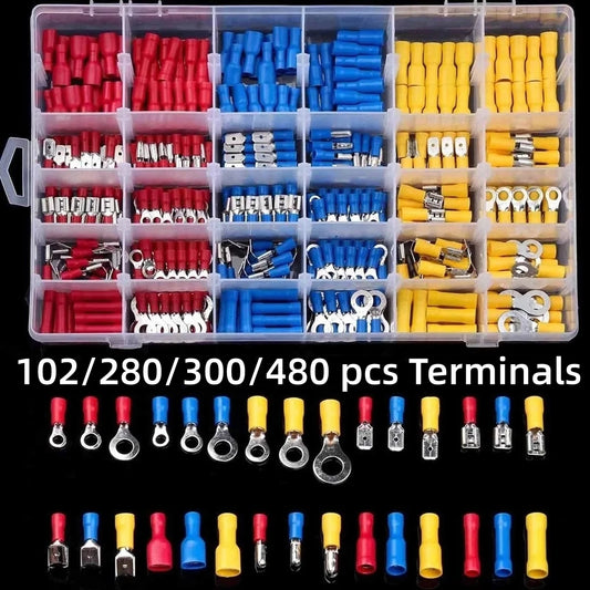 Insulated Wire Connector & Crimp Terminal Kit