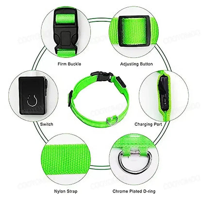 LED Luminous Dog Collar