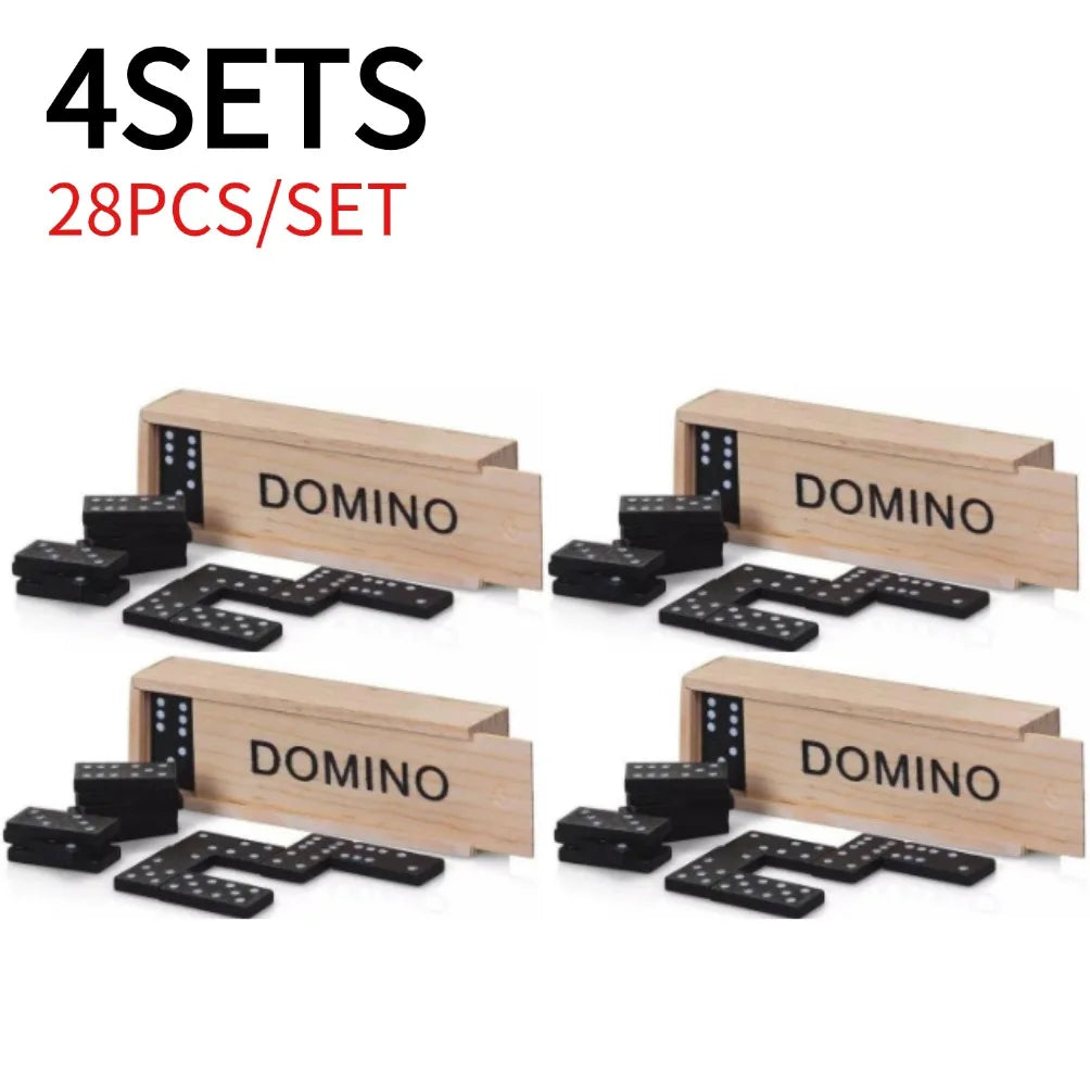Classic Wooden Domino Set