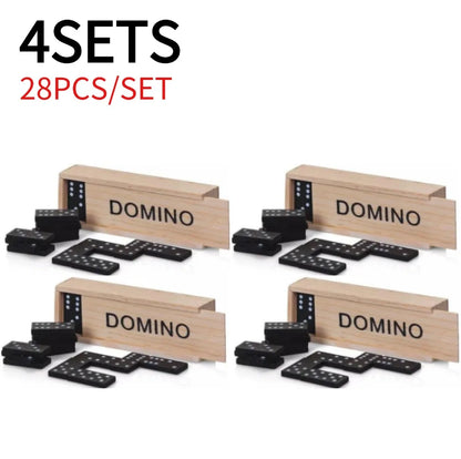 Classic Wooden Domino Set