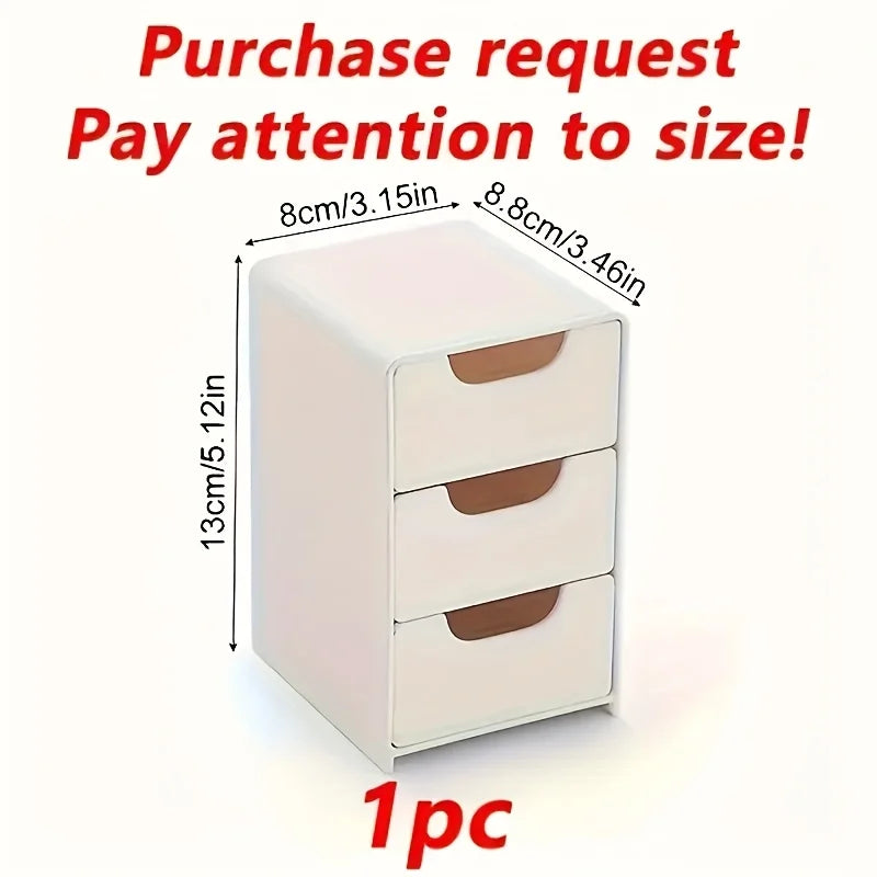 3 Tier Desk Organizer with Drawers