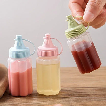 4-Pack Mini Sauce Squeeze Bottles