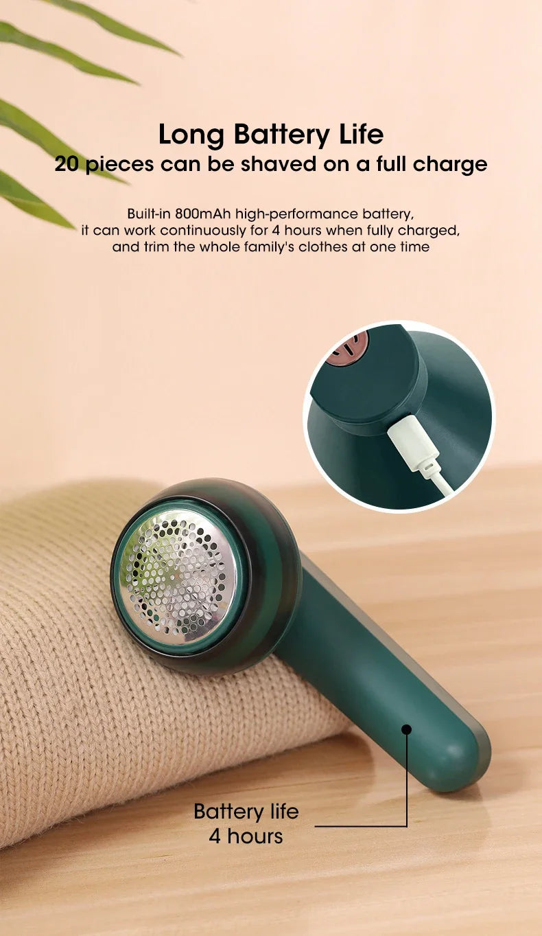Electric Fabric Lint Remover with LED Display