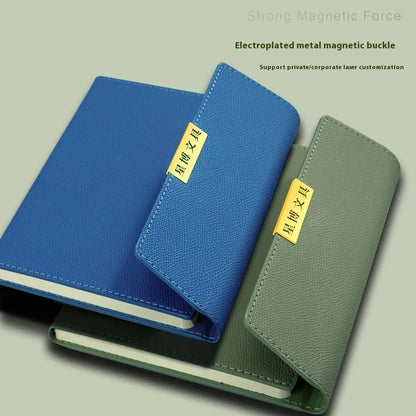 Premium A5 Leather Business Notebook Gift Set