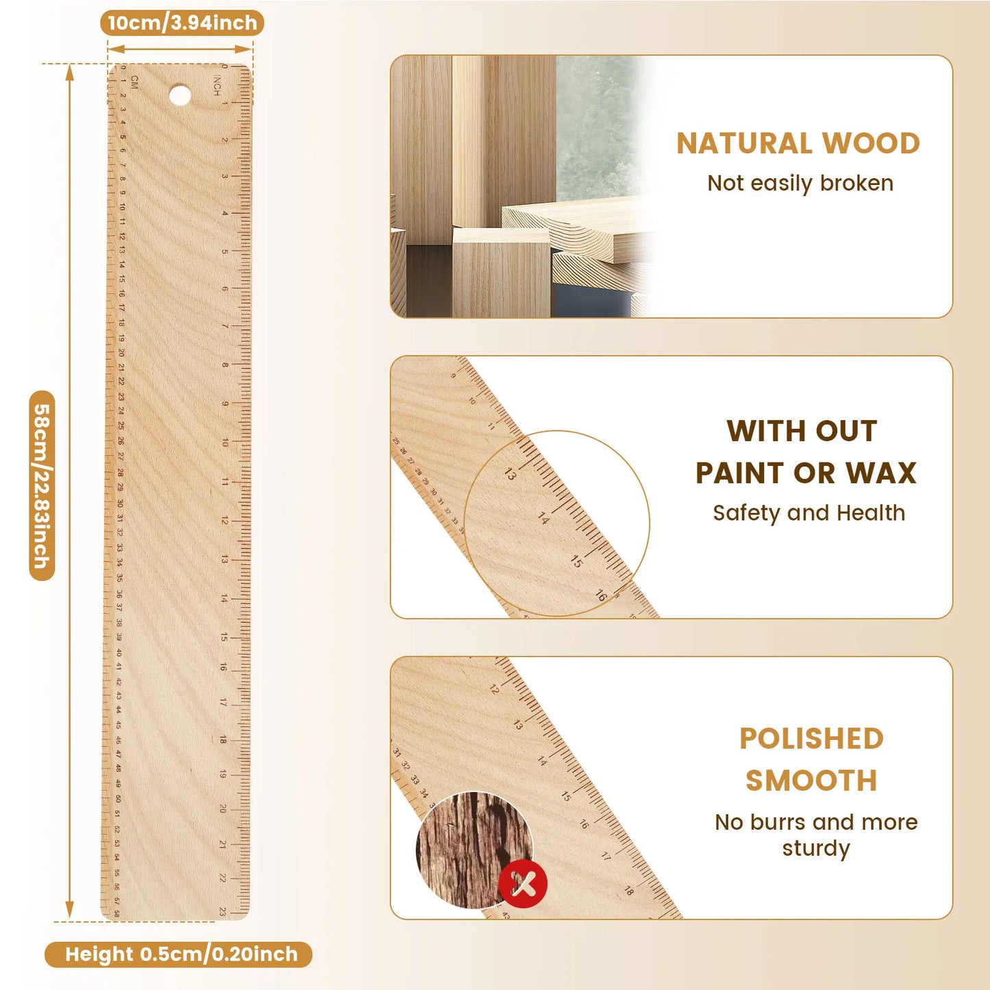 Beech Wood Bread Transfer Peel Board