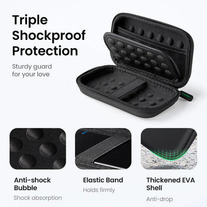 Portable Protective Case for 2.5” HDD, SSD & Accessories