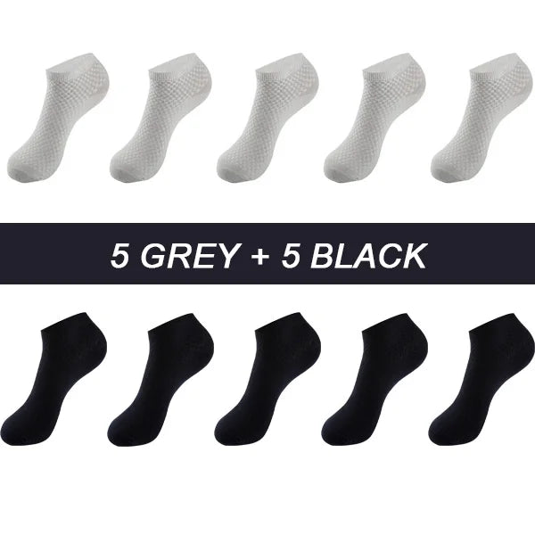 Men’s Bamboo Fiber Socks 10 Pairs
