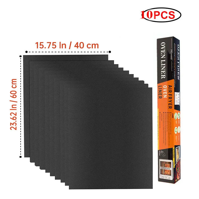 Heat Resistant Teflon Grill & Baking Mat for BBQ, Oven & Air Fryer