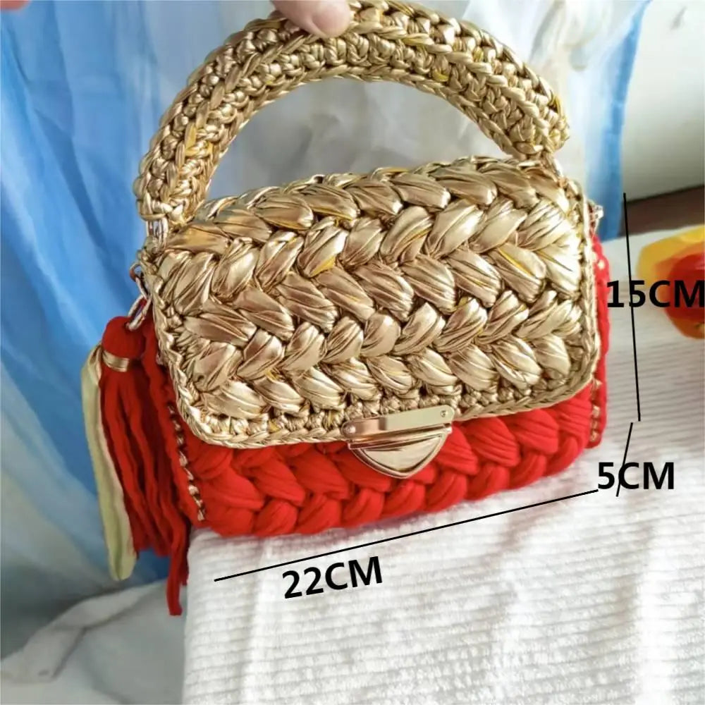 Handwoven Crossbody Satchel Bag