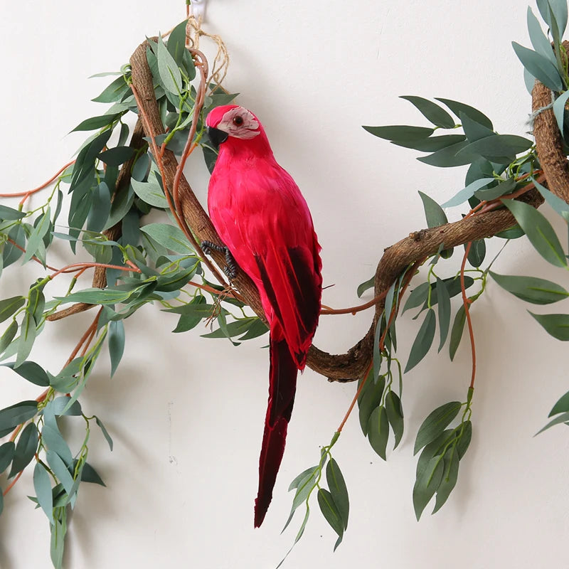 Realistic Artificial Parrot Ornament