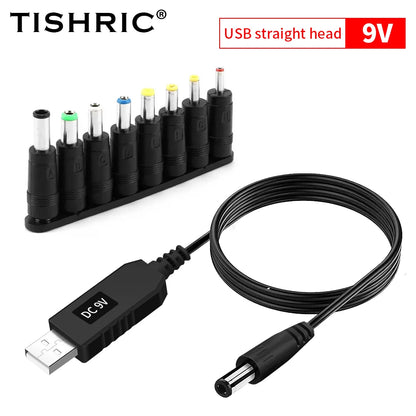 USB 5V to 9V/12V DC Power Boost Cable