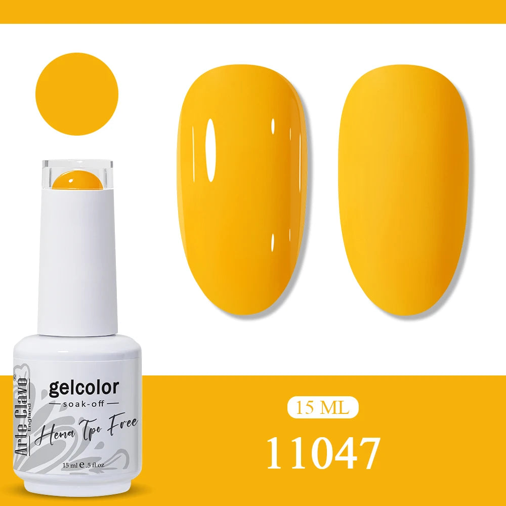 Arte Clavo Orange Gel Nail Polish
