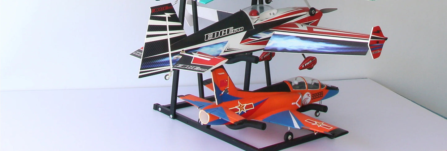 Adjustable Multi-Layer RC Aircraft Display Stand