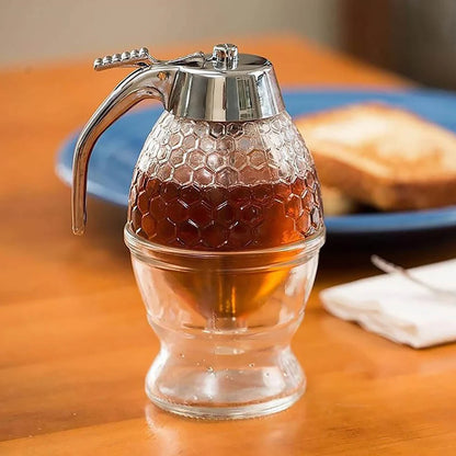 Honey Dispenser Jar with Stand