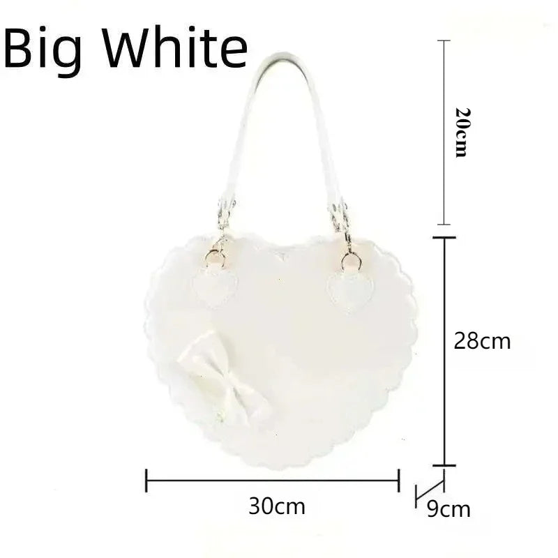 Heart-Shaped Lolita Crossbody Handbag