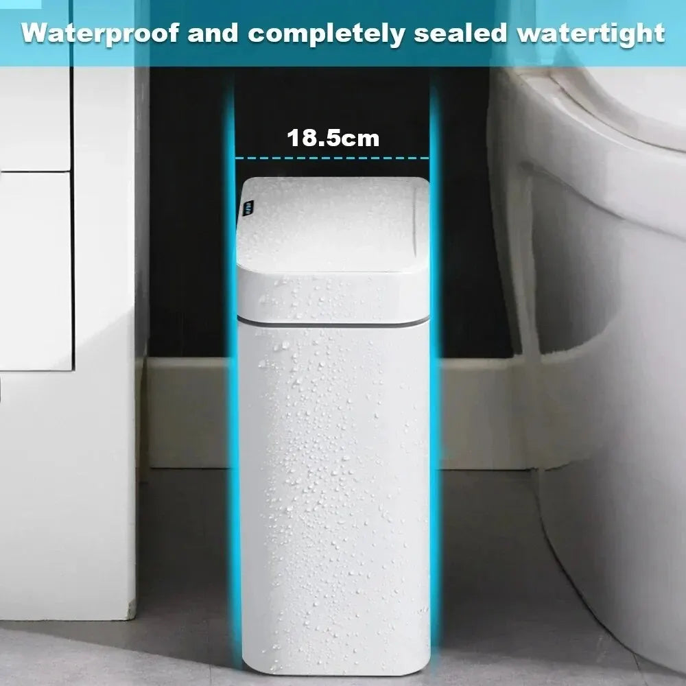 Smart Bathroom Trash Can 15L