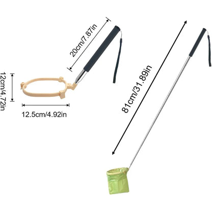 Portable Foldable Dog Pooper Scooper