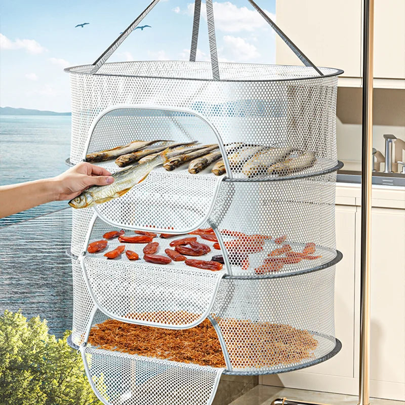 Portable Mesh Hanging Drying Rack