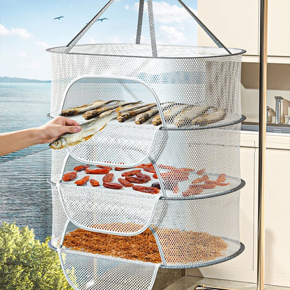 Portable Mesh Hanging Drying Rack