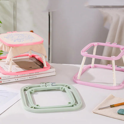 Double-Layer ABS Embroidery Hoop Frame Kit