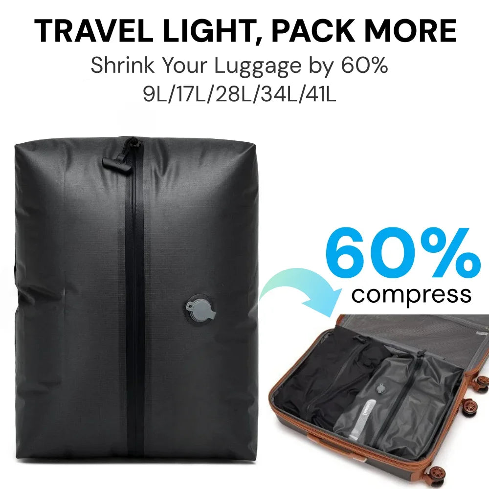Travel Vacuum Storage Bags for Space Saving Packing