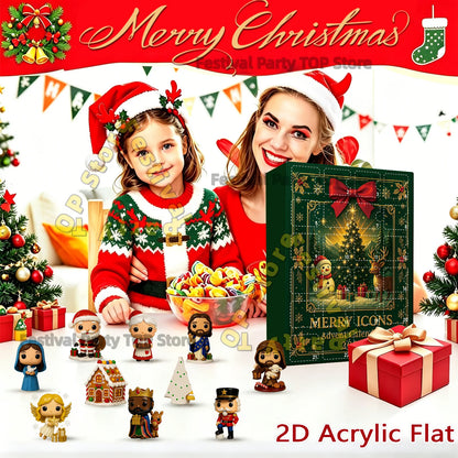 24-Day Christmas Countdown Ornament Box