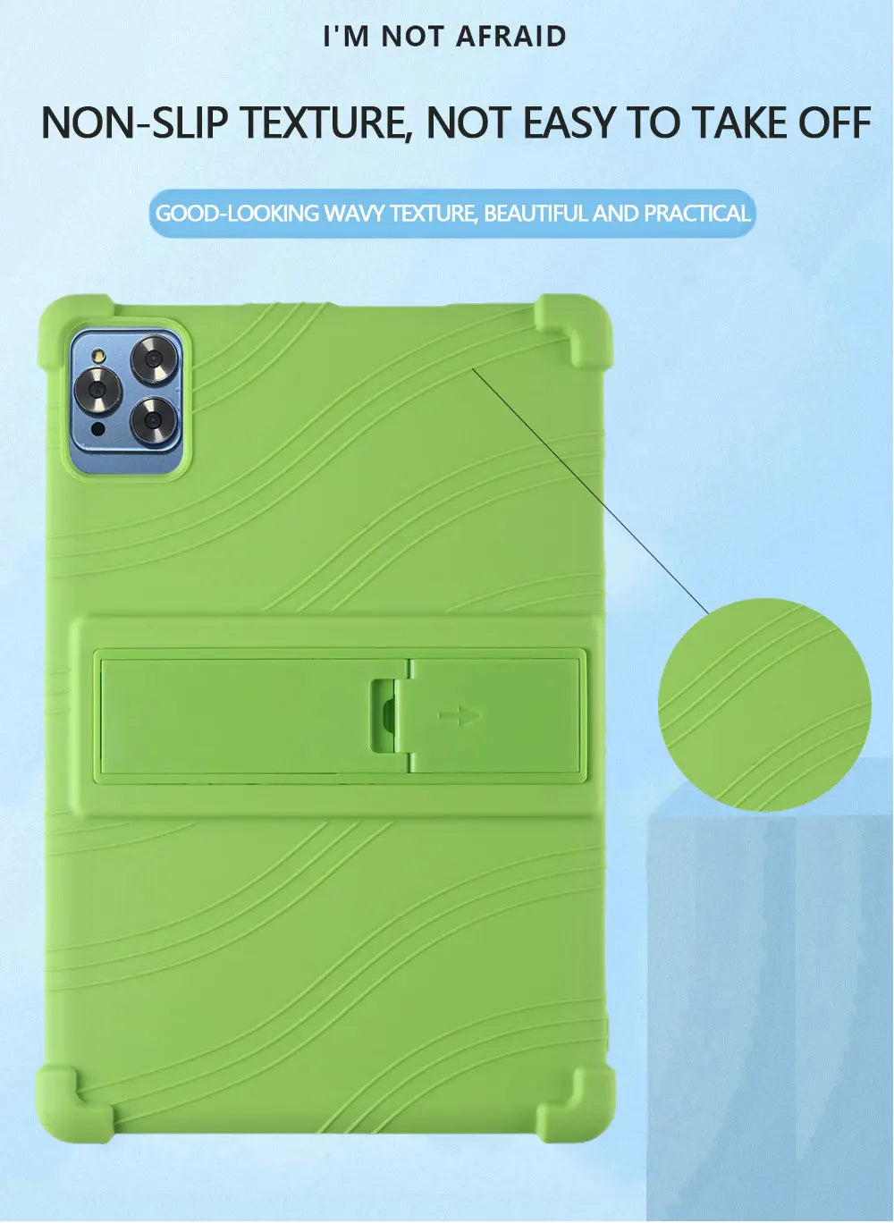 Universal 10.1” Silicone Tablet Case