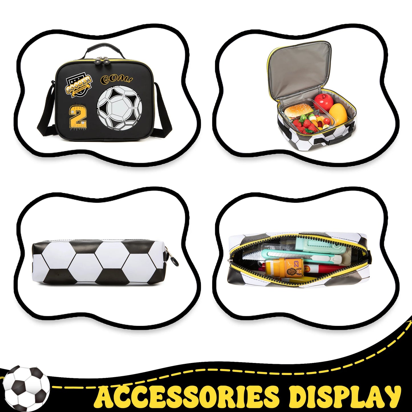Boys 3-Piece School Backpack Set