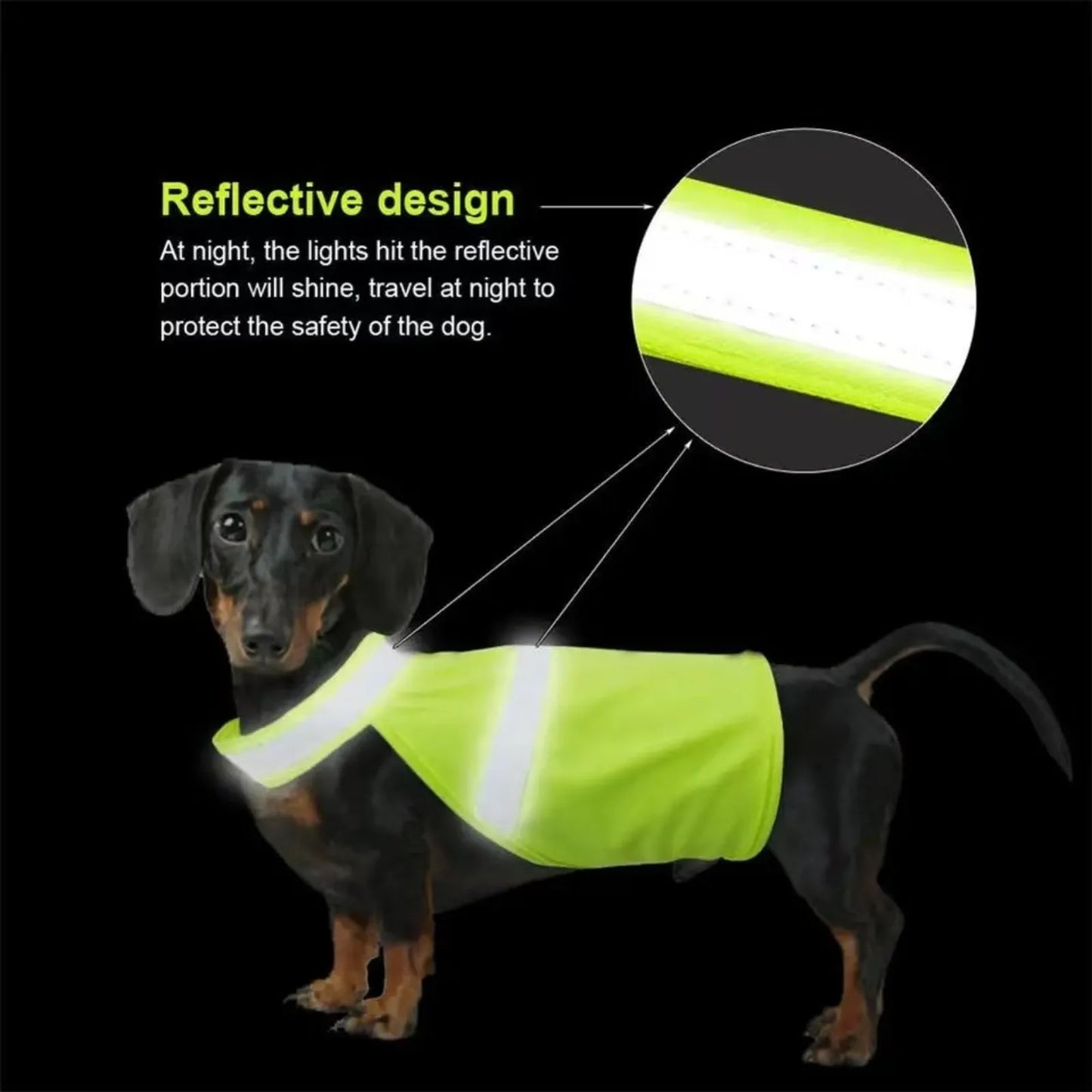 Reflective Dog Safety Vest