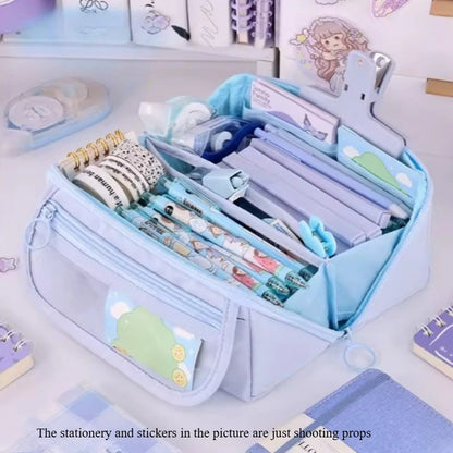 Large Capacity Learning Pencil Case