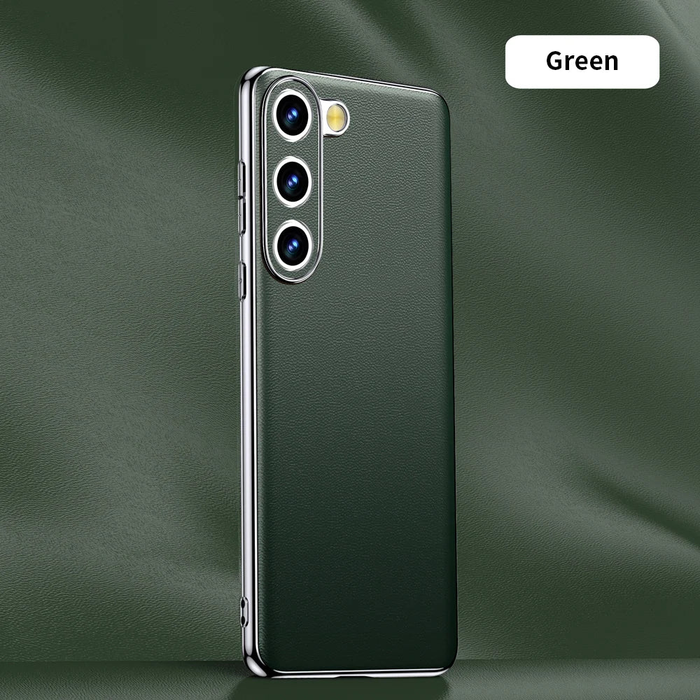 Genuine Leather Samsung Phone Case