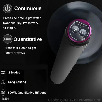 USB Rechargeable Water Bottle Dispenser Pump