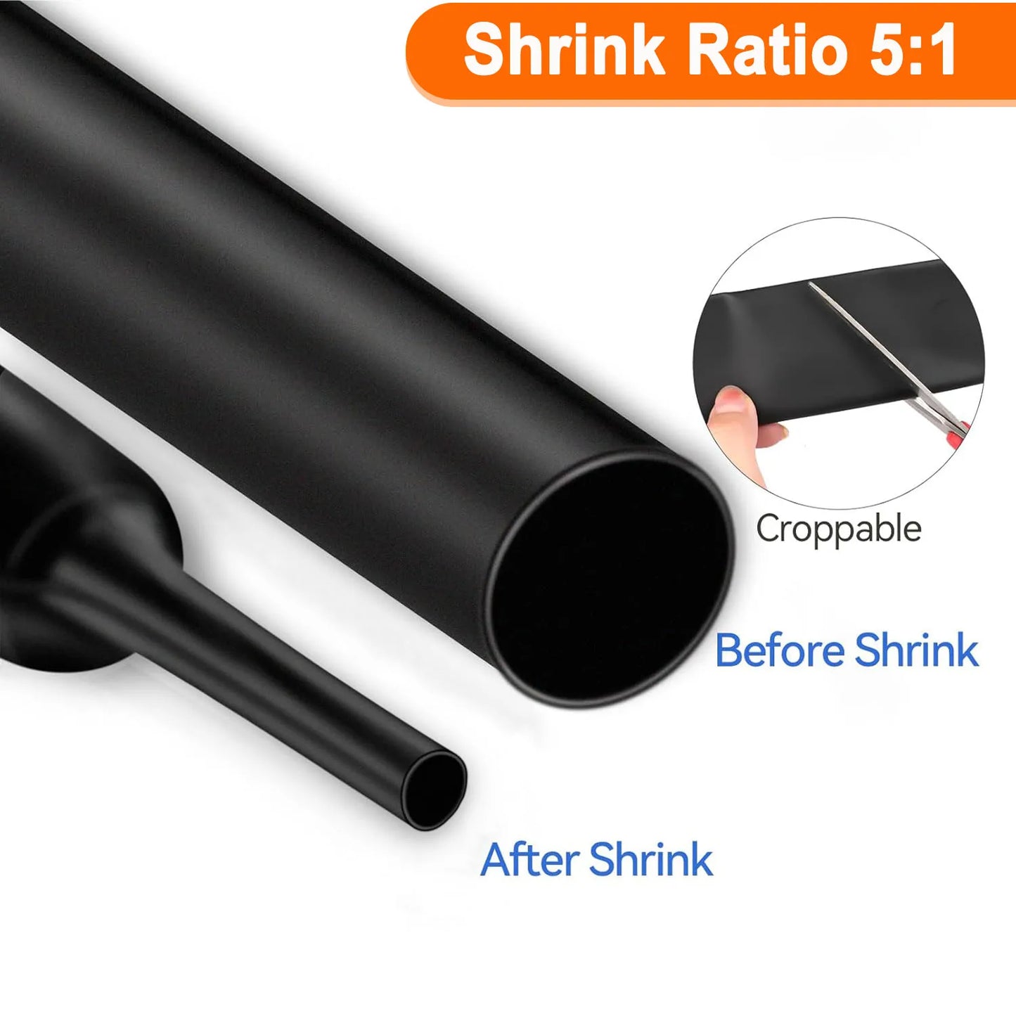 5:1 Adhesive-Lined Heat Shrink Tubing