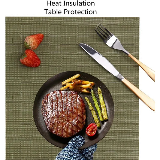 Woven PVC Dining Table Placemat