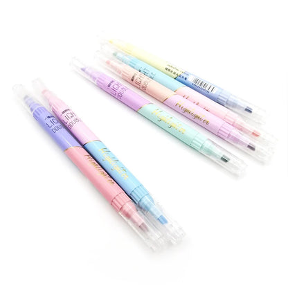 KissButy 6Pcs/Set Highlighter Pen Set