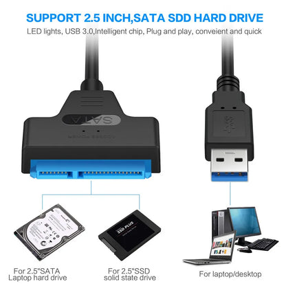 SATA to USB 3.0 Hard Drive Adapter Cable