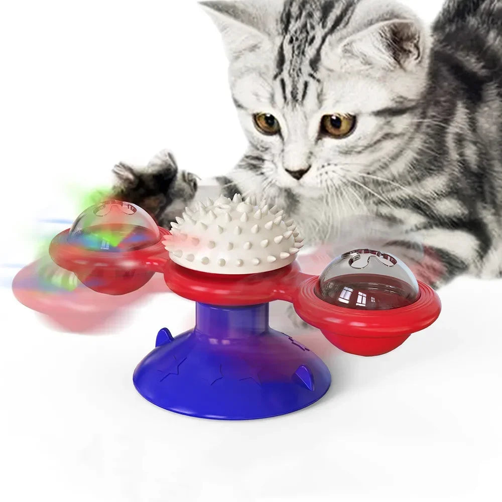 Spinning Cat Windmill Toy