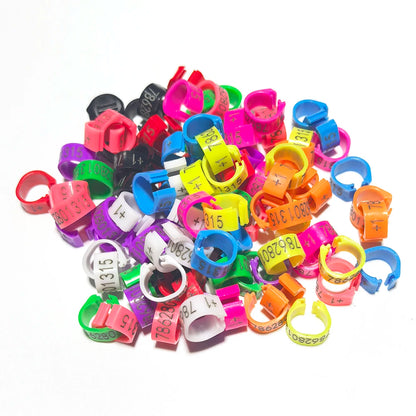 Professional 8mm Laser Engravable Pigeon Leg Rings
