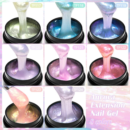 MEET ACROSS 8ML Aurora Extension Gel Polish