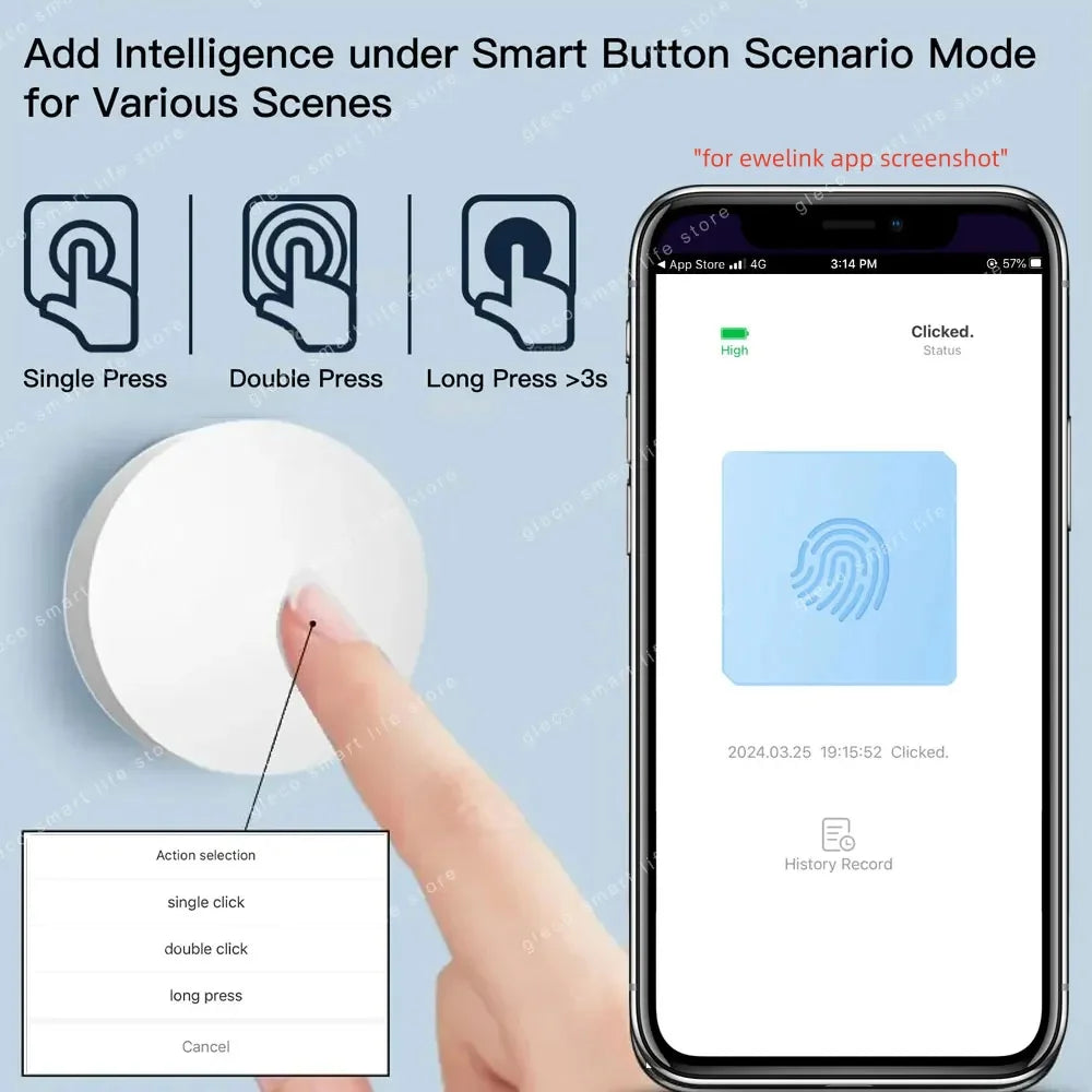 Zigbee Smart Scene Button Switch