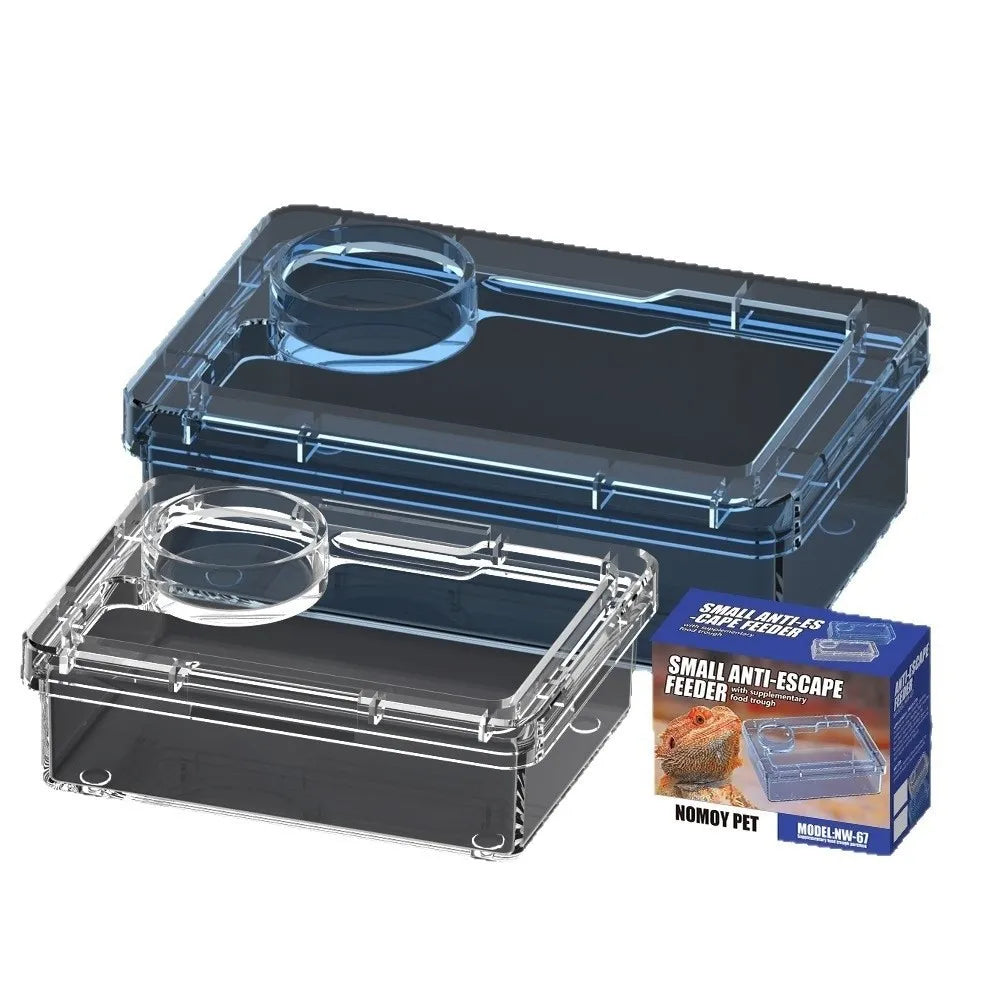 Anti-Escape Reptile Feeding Bowl