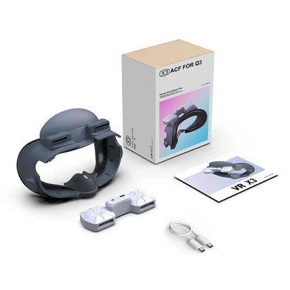 Meta Quest 3 Cooling Fan Face Interface with Magnetic Facial Cover