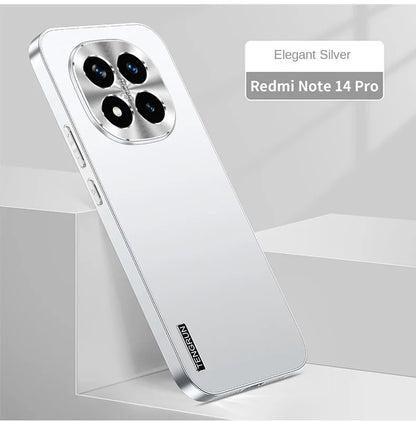 Matte Metallic Paint Shock Resistant Case For Redmi Note